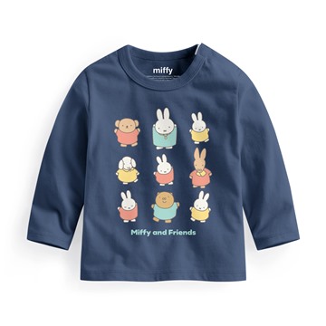 Miffy and Friends長袖印花T恤-06-Baby