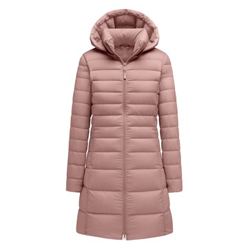 極輕羽絨連帽大衣-女
