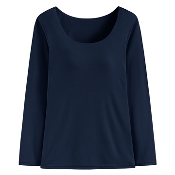 heatup U領Bra八分袖上衣-女