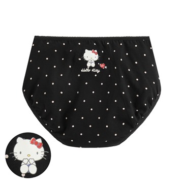 三麗鷗棉質中腰生理褲-01-女