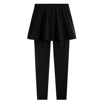 彈力假兩件內搭褲-女