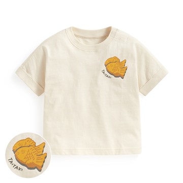 竹節棉美食印花T恤-Baby