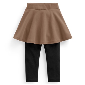 棉質羅紋假兩件內搭褲-Baby