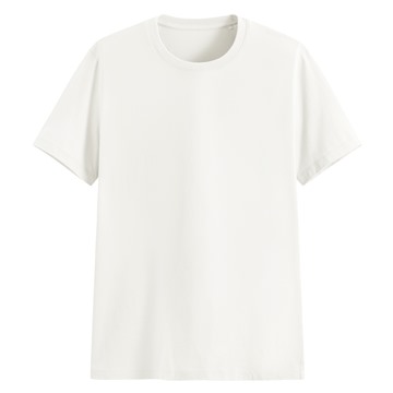 純棉圓領T恤-男