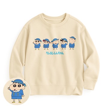 蠟筆小新毛圈印花圓領衫-06-童