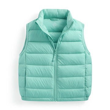 極輕羽絨立領背心-童