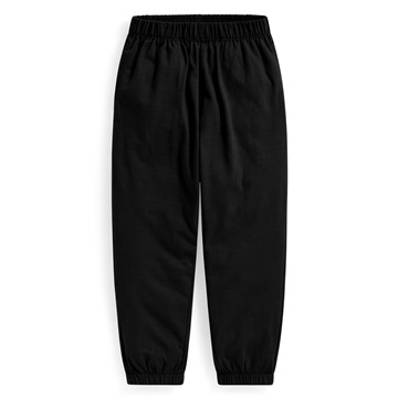 竹節棉束口褲-童