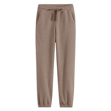 Fleece寬版束口長褲-女