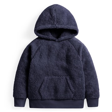 長刷毛連帽上衣-童