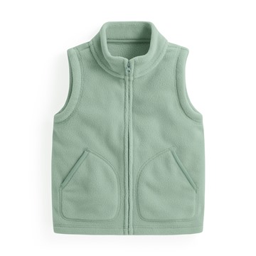Fleece立領背心-童