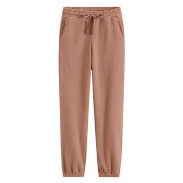 Fleece寬版束口長褲-女