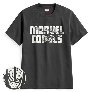 漫威系列厚版印花T恤-07-男