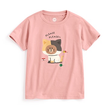 LINE FRIENDS印花T恤-04-童