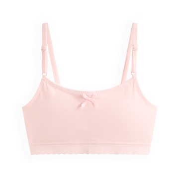 棉質可拆式Bra細肩帶胸衣-女童