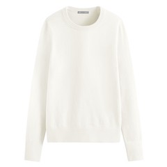 正常版的剪裁不落肩，袖口拉長有點小變化不呆板。舒適度良好。厚度適中不笨重。164/53拿L長度夠卻不至於太寬鬆。有喜歡。 感謝提供平價高值的毛衣。