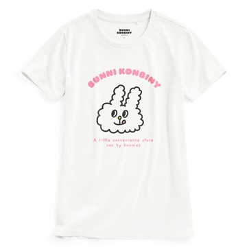 Bunni Konbiny印花T恤-01-女
