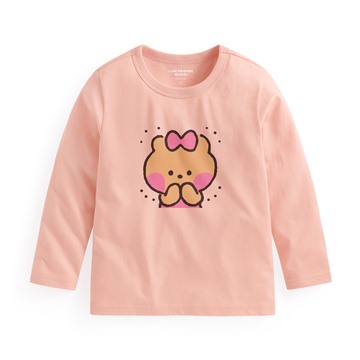 LINE FRIENDS minini長袖印花T恤-02-童