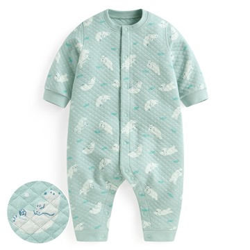 鋪棉印花連身衣-Baby