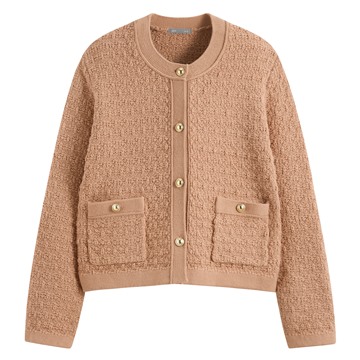 雙口袋針織外套-女