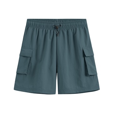 輕便工裝短褲-女