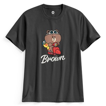 LINE FRIENDS印花T恤-10-男