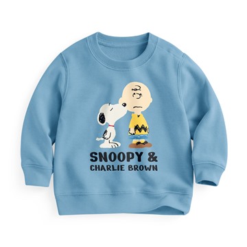 史努比系列毛圈印花圓領衫-04-Baby