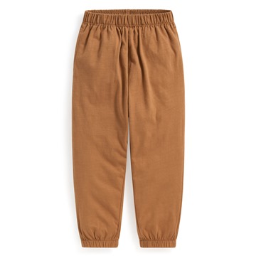 竹節棉束口褲-童