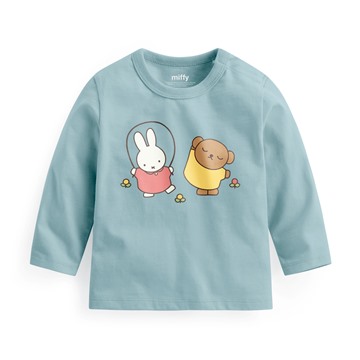 Miffy and Friends長袖印花T恤-05-Baby
