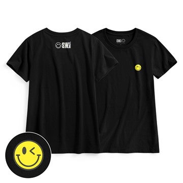 S.W.SMILEY®印花T恤-01-女