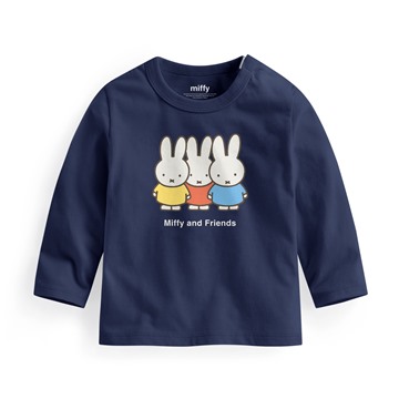 Miffy and Friends長袖印花T恤-05-Baby