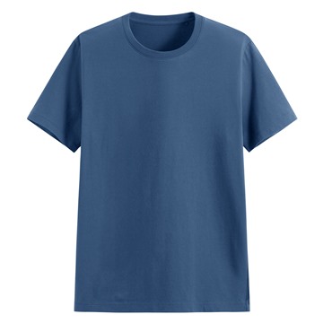 純棉圓領T恤-男