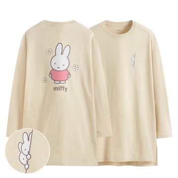 Miffy竹節棉長版上衣-女