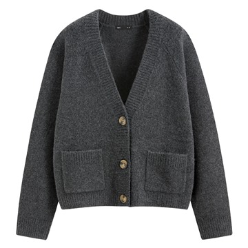 柔軟舒適短版針織外套-女