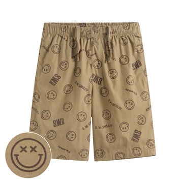 S.W.SMILEY®印花輕便短褲-男