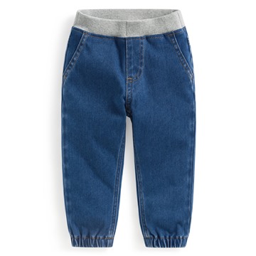 羅紋針織牛仔束口褲-Baby