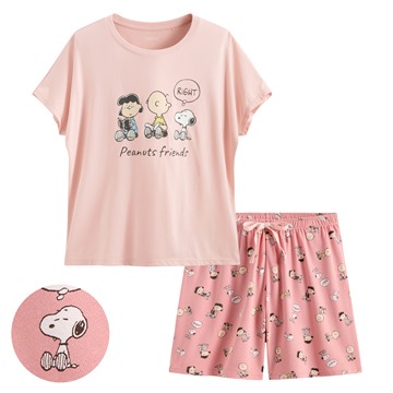 史努比系列莫代爾家居套裝-女