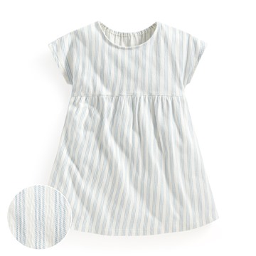 條紋印花連袖洋裝-Baby