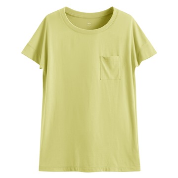 莫代爾口袋短袖T恤-女