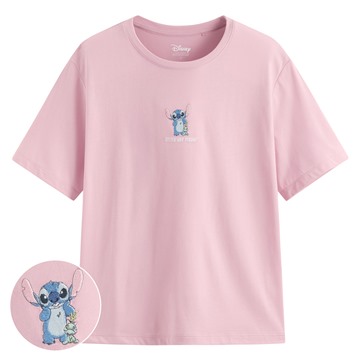 迪士尼系列莫代爾寬版電繡上衣-女