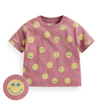 SmileyWorld®竹節棉印花T恤-Baby