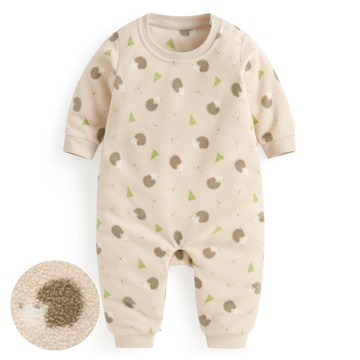 Fleece印花連身衣-Baby