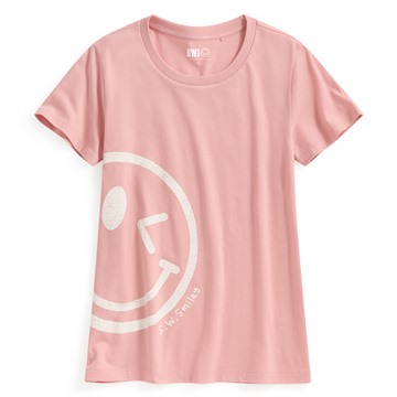 S.W.SMILEY®印花T恤-02-女