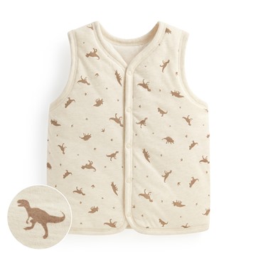 鋪棉印花背心-童