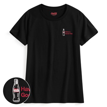 可口可樂電繡T恤-01-女