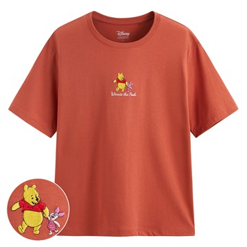 迪士尼系列莫代爾寬版電繡上衣-女