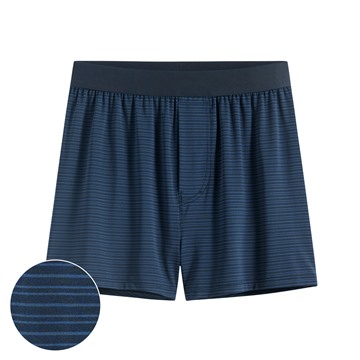 輕涼條紋四角褲-男