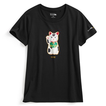 大人的圖鑑印花T恤-01-女