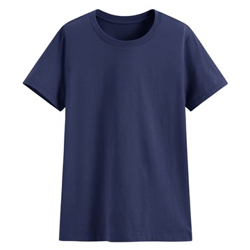 純棉圓領T恤-女