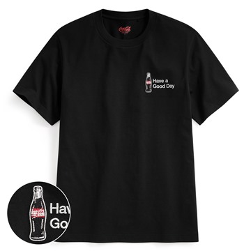 可口可樂厚版電繡T恤-01-男