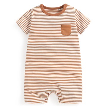 純棉口袋條紋連身衣-Baby